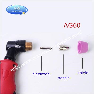 AG60 Części palnika do cięcia plazmowego Dysza elektrody i osłona Materiały eksploatacyjne